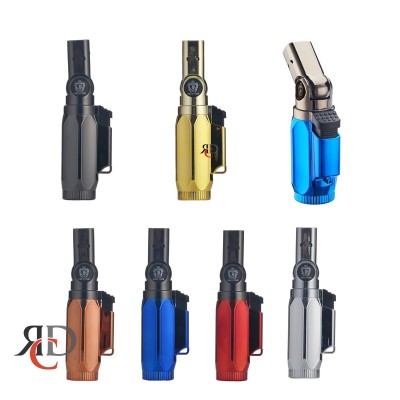 PRESTIGE TORCH LIGHTERS 4-FLAME METALIC FINISH - PTDS02 12CT/ DISPLAY